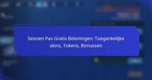Seizoen Pas Gratis Beloningen: Toegankelijke skins, Tokens, Bonussen